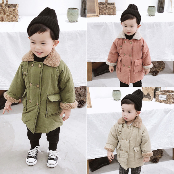 Ежедневно детско яке с плътна подплата в три цвята