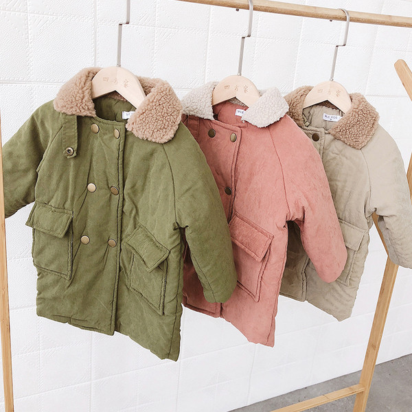 Ежедневно детско яке с плътна подплата в три цвята