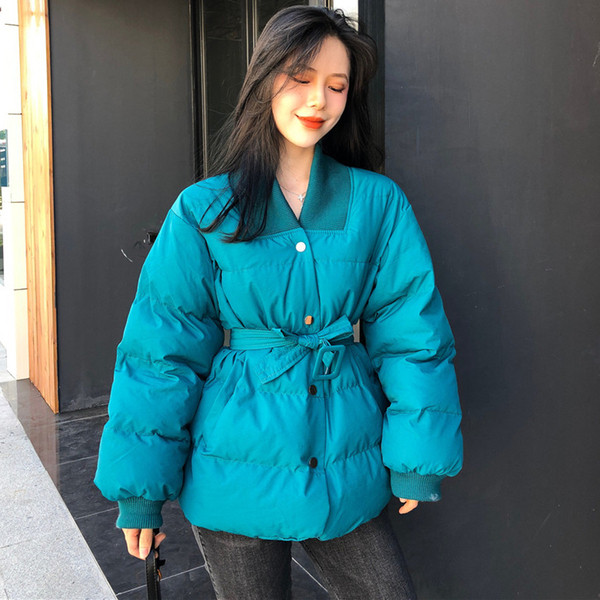 Дамско ежедневно яке с колан в два цвята