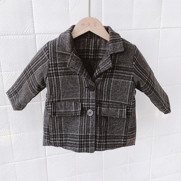 Κομψό παιδικό παλτό για αγόρια