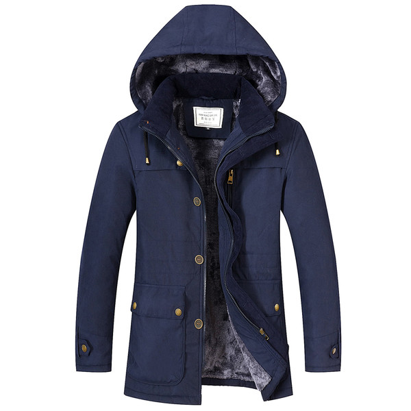 Stílusos férfi téli kabát puha béléssel, több színben