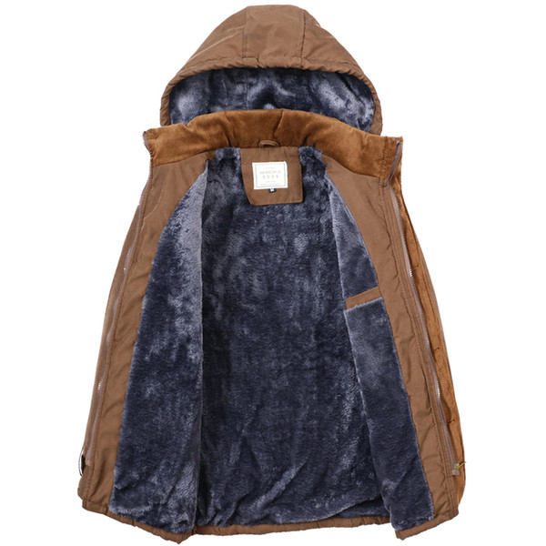 Stílusos férfi téli kabát puha béléssel, több színben