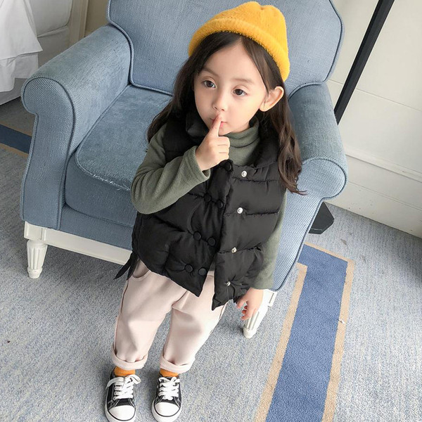 Modern gyerekmellény lányoknak négy színben