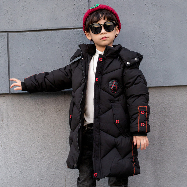 Gyermek hosszú kabát fiúknak három színben