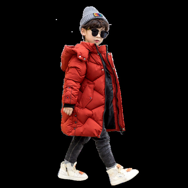 Gyermek hosszú kabát fiúknak három színben