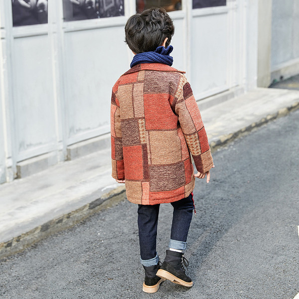 Palton modern colorat pentru băieți