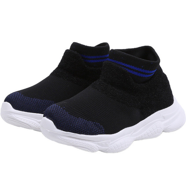 Téli gyerek tornacipő fiúknak nyakkendő nélkül, két színben