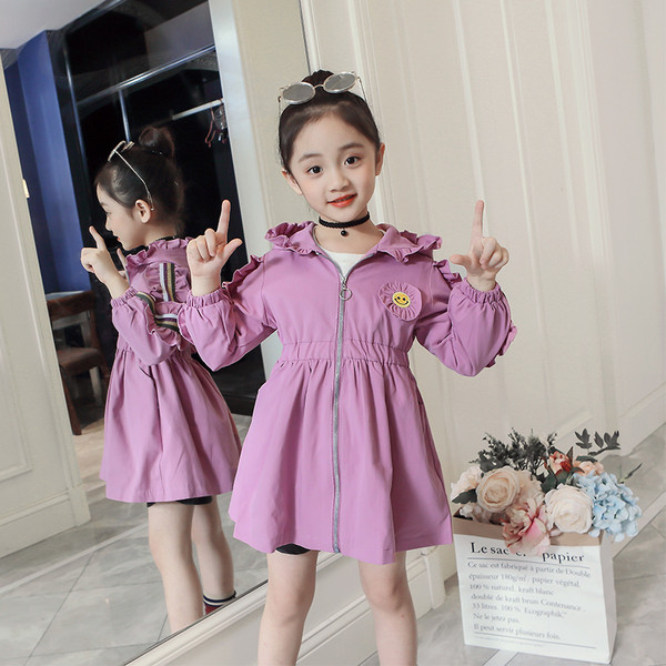 Modern gyerek esőkabát oldalpántokkal három színben