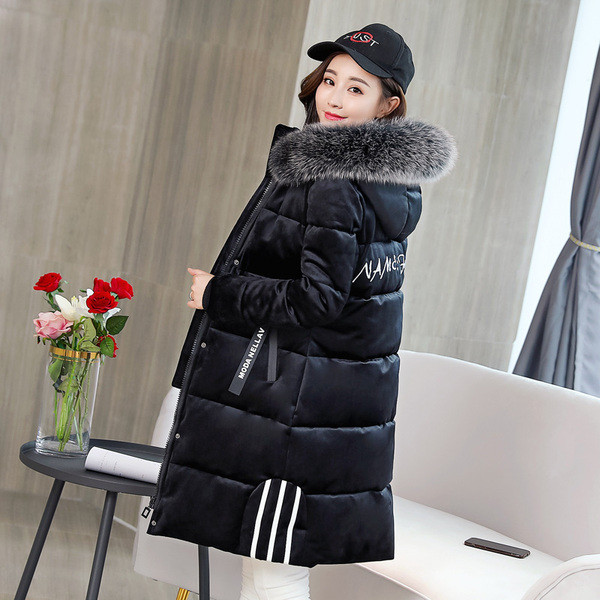 Stílusos női bársony kabát öt színben