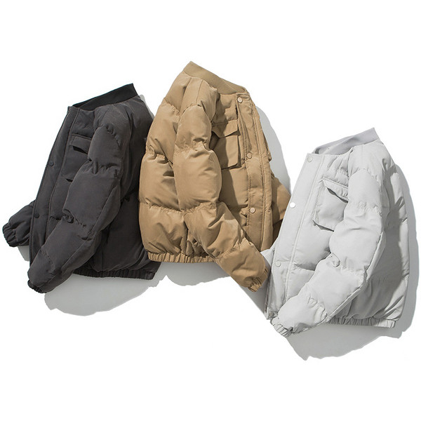 Sport-alkalmi férfi kabát fekete, szürke és bézs színben