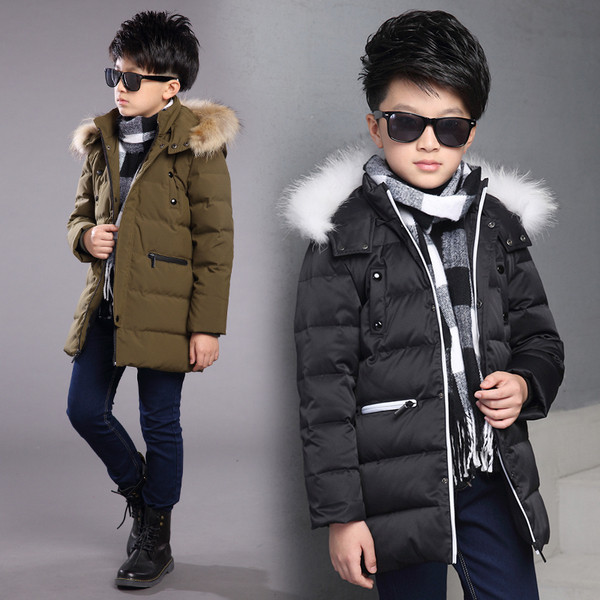 Gyerek kabát fiúknak két színben pehelyes