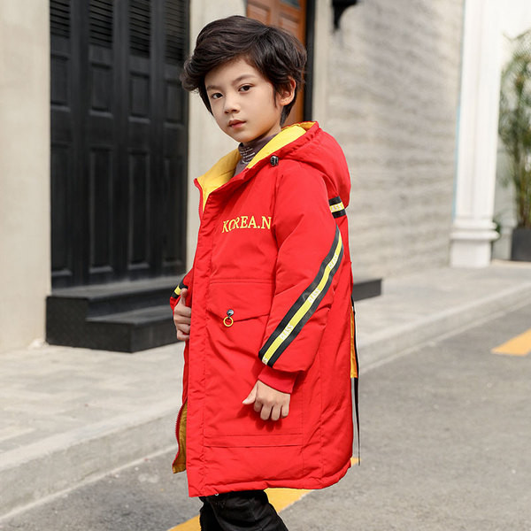 Gyermek hosszú kabát fiúknak három színben