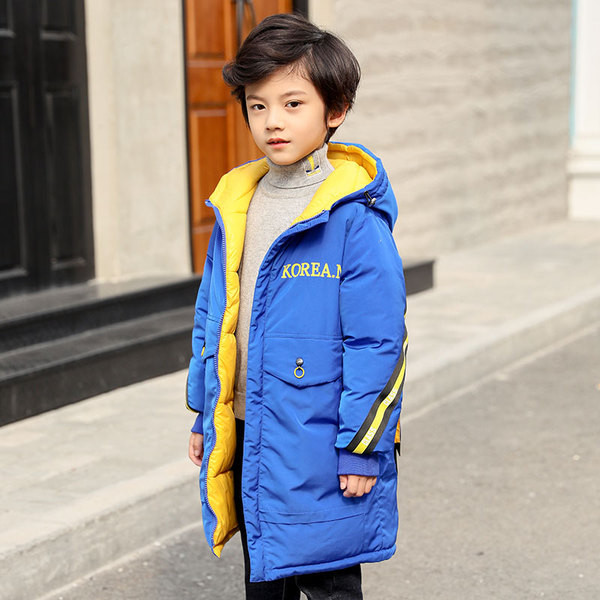 Gyermek hosszú kabát fiúknak három színben