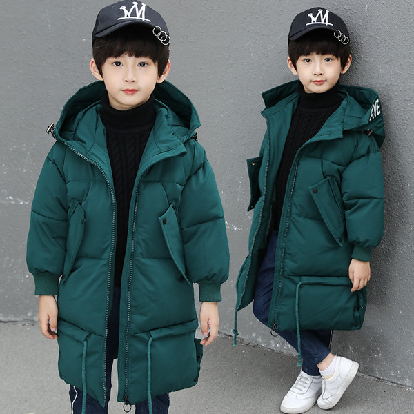 Gyermek hosszú kabát fiúknak három színben