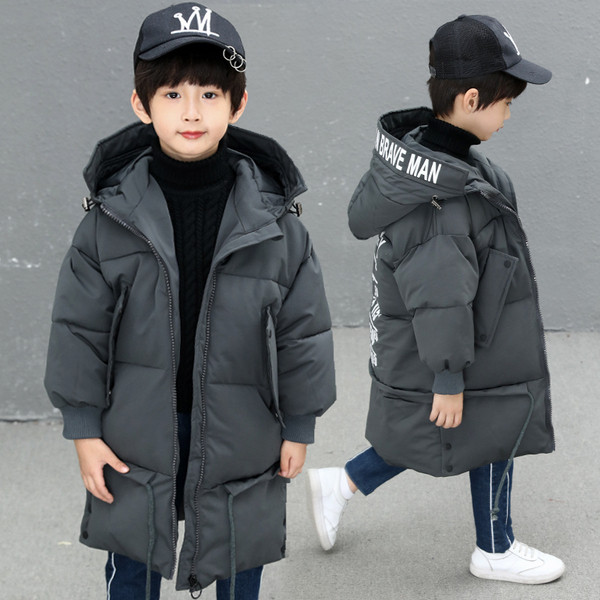 Gyermek hosszú kabát fiúknak három színben