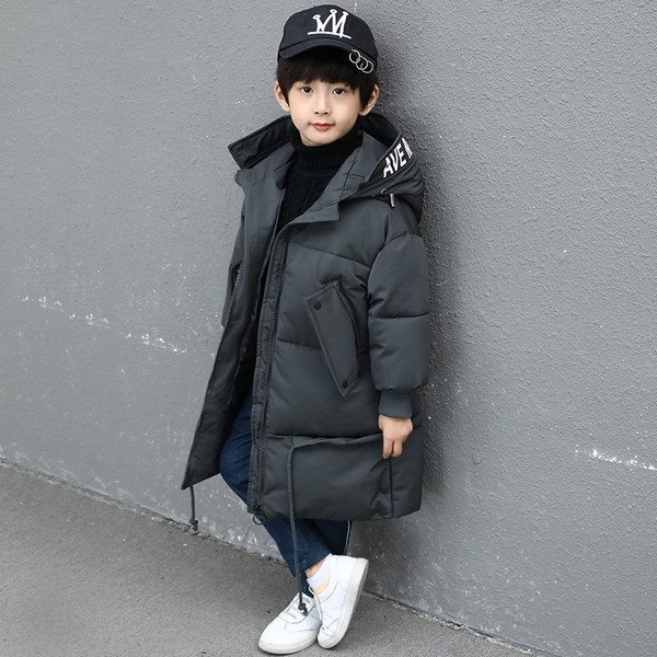 Gyermek hosszú kabát fiúknak három színben