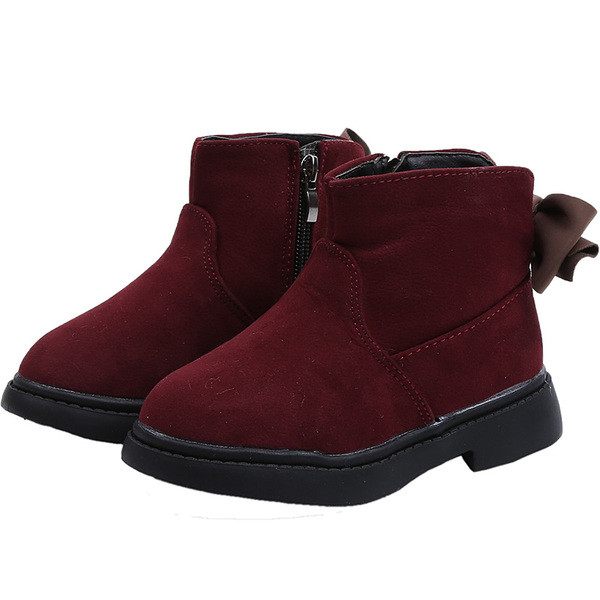 ÚJ gyerekcsizma szalaggal fekete, barna és bordó színben