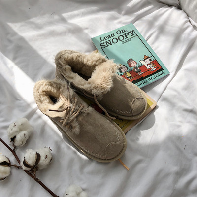 Női téli alkalmi cipő puha béléssel, fűzős három színben