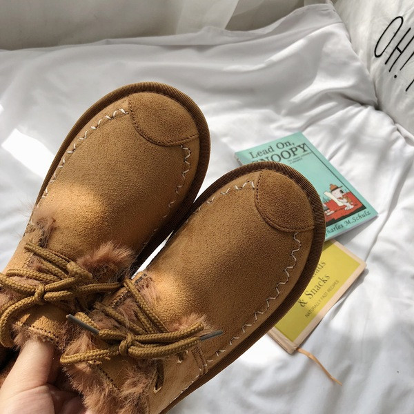 Női téli alkalmi cipő puha béléssel, fűzős három színben