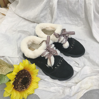 Női téli cipő pehely és fűzős többféle színben