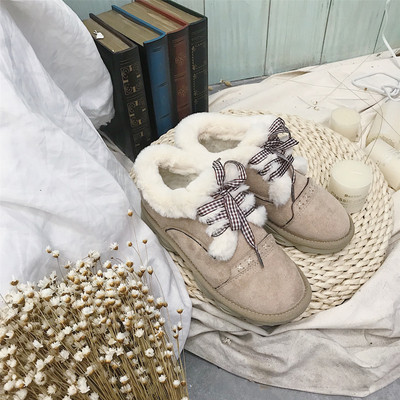 Női téli cipő pehely és fűzős többféle színben