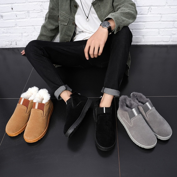 Alkalmi téli férfi cipő három színben