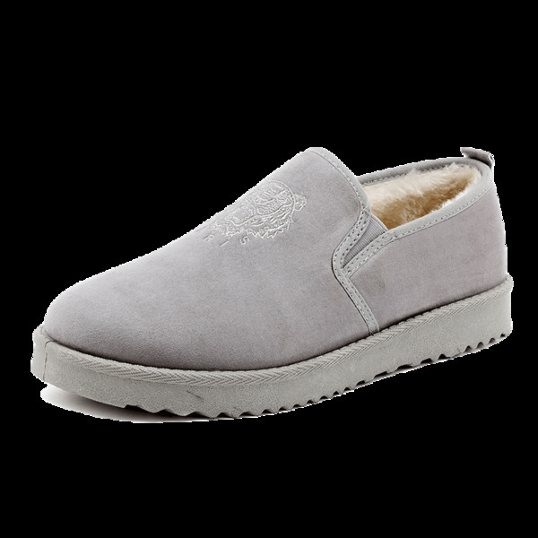 Μοντέρνα χειμωνιάτικα παπούτσια ανδρών σε τρία χρώματα με κεντήματα