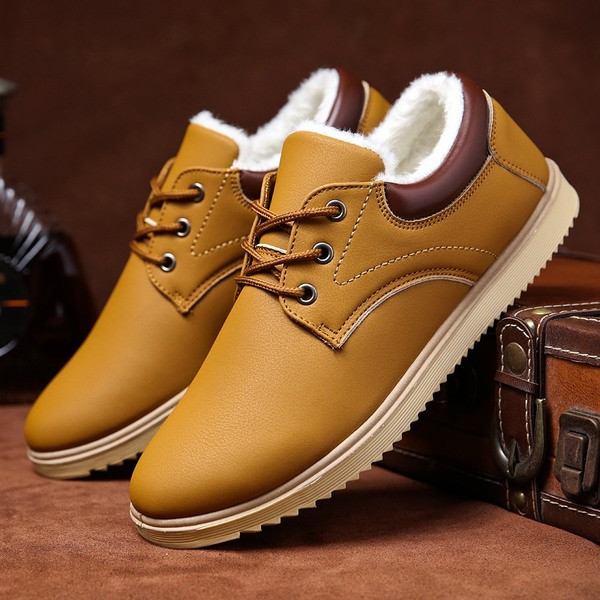 Stílusos férfi téli cipő három színben