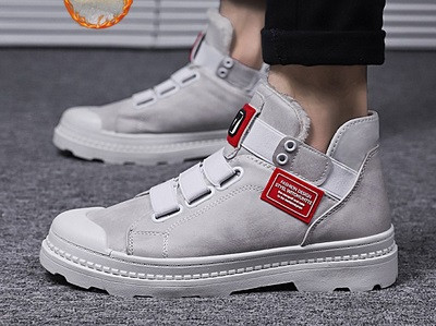 Ανδρικά πάνινα παπούτσια χειμώνα σε τρία χρώματα - δύο μοντέλα