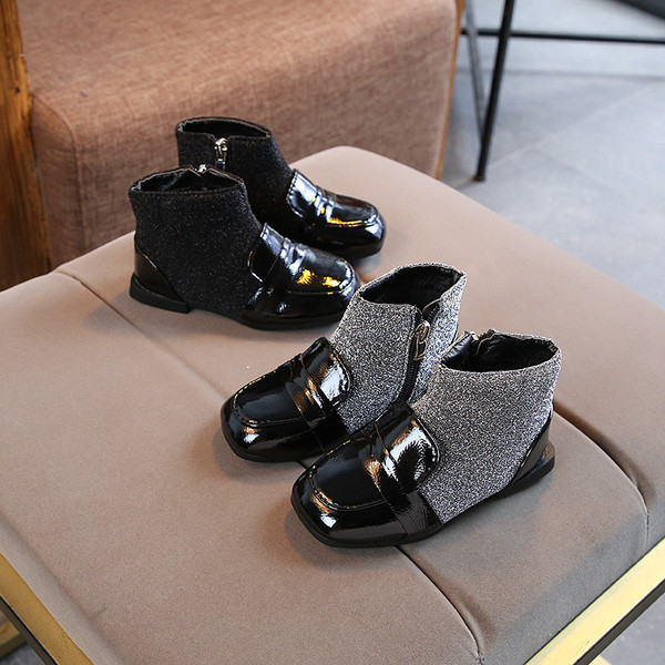 Cizme stilate pentru copii in doua culori