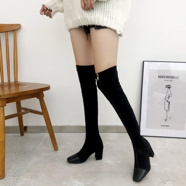 Stílusos női csizma hegyes modell eco bőrből, két színben