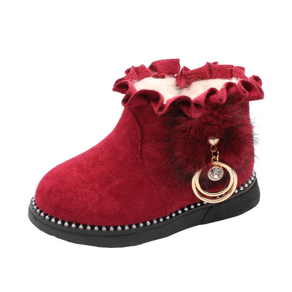 Stílusos gyerekcsizma puha béléssel és pehellyel, három színben