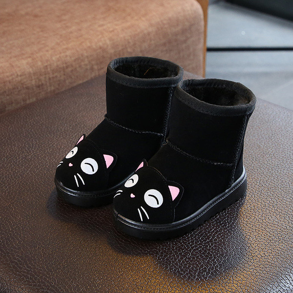 Cizme pentru copii pentru fete in roz, maro si negru