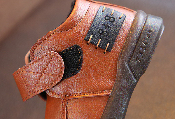 Pantofi de iarna bebelusi pentru fete si baieti din piele ecologica in trei culori