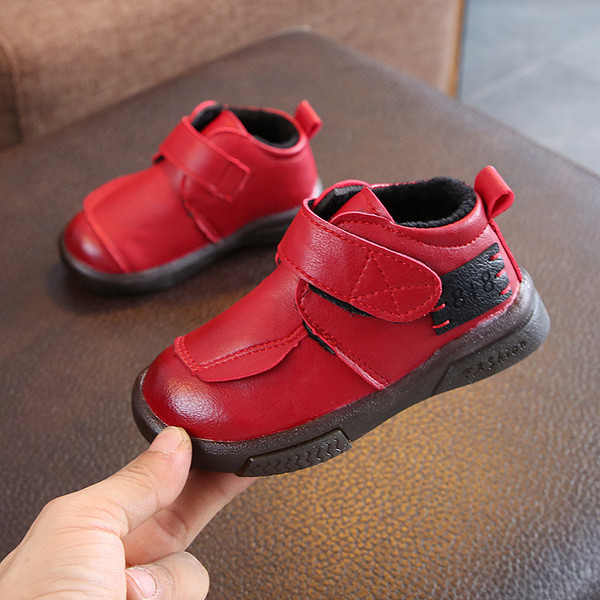 Pantofi de iarna bebelusi pentru fete si baieti din piele ecologica in trei culori