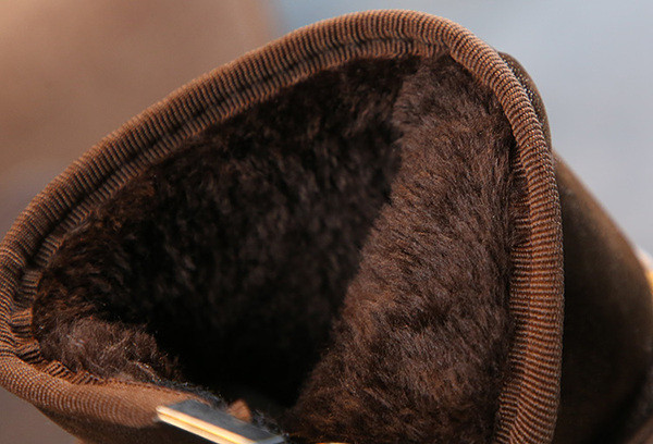 Cizme de iarna pentru copii pentru fete in negru, maro si rosu