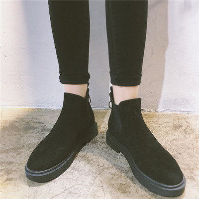 Cizme casual dama cu decor metalic in negru si maro