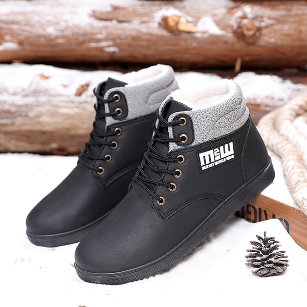 Alkalmi férfi csizma két színben felirattal