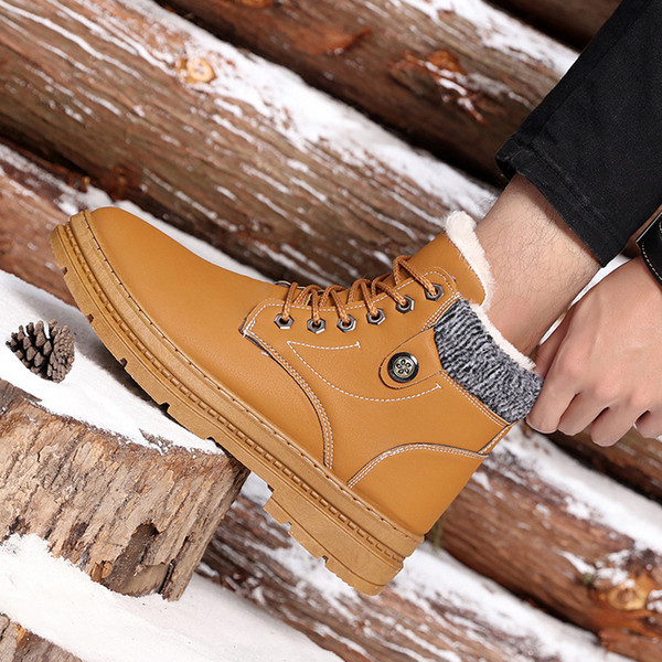 Κομψές ανδρικές μπότες σε τρία χρώματα από οικολογικό δέρμα