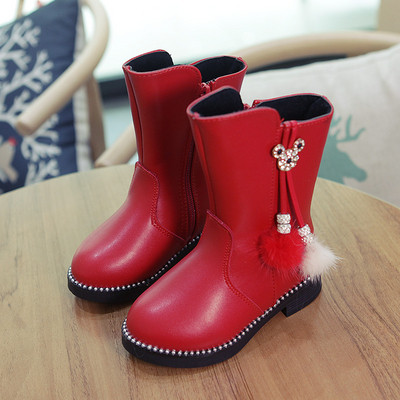 Cizme moderne pentru fete pentru copii in trei culori