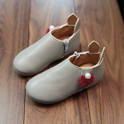 Cizme pentru copii stilate cu decor 3D in mai multe culori