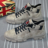 Alkalmi férfi csizma két színben