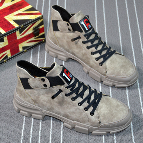 Alkalmi férfi csizma két színben