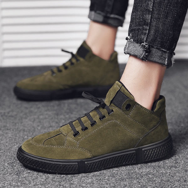 Stílusos férfi téli cipő négy színben