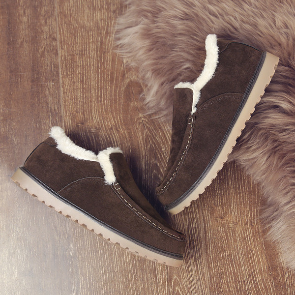 Alkalmi férfi téli cipő puha béléssel, több színben