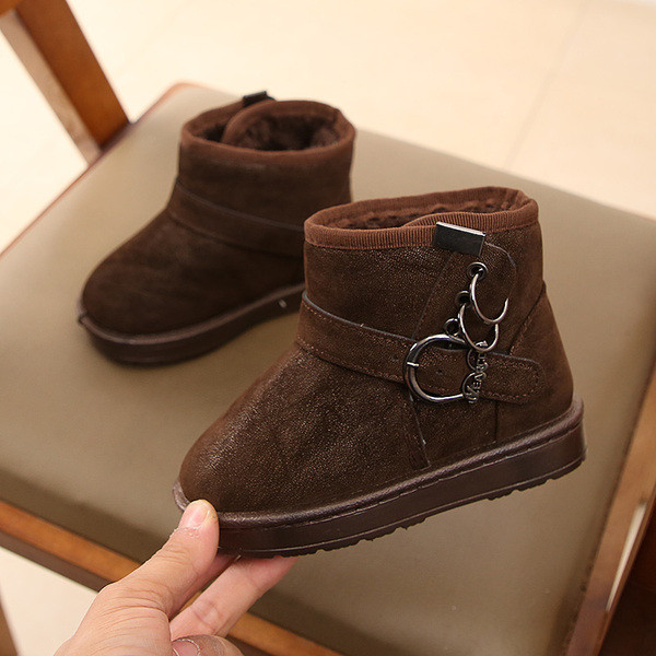 Gyerekcsizma lányoknak fém díszítéssel, puha béléssel