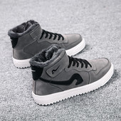 Cizme unice pentru bărbați în trei culori, cu căptușeală moale