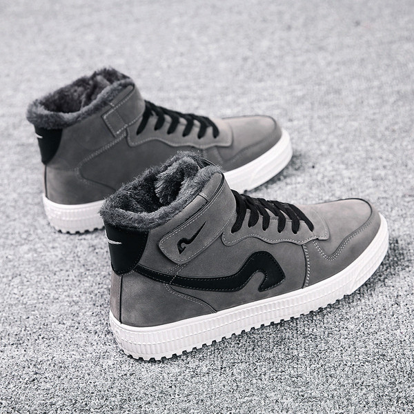 Cizme unice pentru bărbați în trei culori, cu căptușeală moale