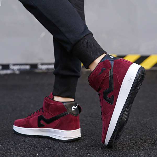 Cizme unice pentru bărbați în trei culori, cu căptușeală moale