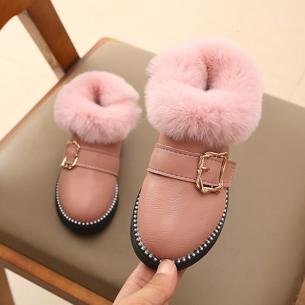 Ghete noi moderne pentru copii cu puf în trei culori